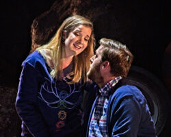 Pictured: Diana (Anne-Marie MacIntosh) and Fabian (Nicholas Huff) in the world premiere of "If I Were You" by Jake Heggie and Gene Scheer, presented by Merola Opera Program, August 1-6 at the Herbst Theatre in San Francisco.