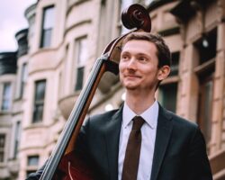 Famed jazz pianist Marcus Roberts, NEA Jazz Master drummer Jason Marsalis, and bassist Marty Jaffe (pictured) will bring a modern interpretation to George Gershwin’s "Rhapsody in Blue" in California Symphony's "Gershwin in New York" concerts, Jan. 27-28, 2024 at the Lesher Center for the Arts in Walnut Creek.