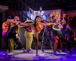 San Francisco Playhouse will present the West Coast Premiere of Jocelyn Bioh's "Nollywood Dreams” September 28 – November 4, 2023. Pictured is Berkeley Repertory Theatre's World Premiere of "Goddess," also written by Jocelyn Bioh (music and lyrics by Michael Thurber) - shown are actors Awa Sal Secka, Quiantae Thomas, Isio-Maya Nuwere, Wade Watson, Grasan Kingsberry, and Teshomech.