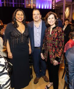 (L-R) Mayor London Breed, gala co-chair John Konstin, and Smuin Artistic Director Celia Fushille at Smuin's Annual Gala in 2023.
