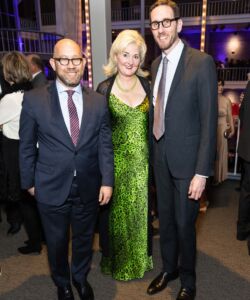 (L-R) SF Supervisor Rafael Mandelman, Assistant U.S. Attorney Annemarie Conroy, and State Senator Scott Wiener at Smuin's Annual Gala in 2023.