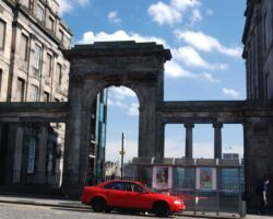 Bedford Gallery presents works by the world’s most accomplished blind photographers with the exhibition "Sight Unseen: International Photography by Blind Artists," presented at Bedford Gallery, a contemporary art space inside the Lesher Center for the Arts, July 8–September 17, 2023. <strong>Seen here: Rosita McKenzie's "Red Car, Waterloo Place"</strong>