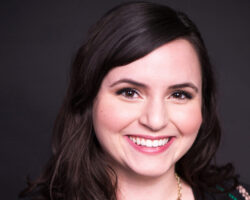 2024 Merola Opera Program's Stage Director Anna Theodosakis will direct the Merola Grand Finale August 17 at the War Memorial Opera House in San Francisco and one of the Schwabacher Summer Concert scenes July 11 and July 13 at the San Francisco Conservatory of Music Caroline H. Hume Concert Hall.