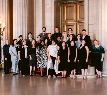 These Merola Opera Program artists will showcase their talents in the Schwabacher Summer Concert, performing a selection of dazzling arias, duets, and more. This concert, which continues Merola’s 2024 Summer Festival season, takes place July 11 and July 13, 2024 at the San Francisco Conservatory of Music Caroline H. Hume Concert Hall. (Shown L-R: Top row - Benjamin R. Sokol, Nathan Byron, Samuel White, Giorgi Guliashvili; Middle row – Sihao Hu, Yedam Kim, Kara Morgan, Angelo Silva, Lindsay Martin, Ji Youn Lee, Lucy Joy Altus; Bottom row - Julian Garvue, Anna Theodosakis, Simona Genga, Tessa McQueen, Elizabeth "Hanje" Hanje, Alexa Frankian, Sujin Choi, Hyemin Jeong, Hannah Cho, and Mary Hoskins)