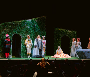 The cast of Merola Opera Program's "Ariadne auf Naxos," performing Thursday, July 30 and Saturday, August 1 at the San Francisco Conservatory of Music’s Caroline H. Hume Concert Hall.