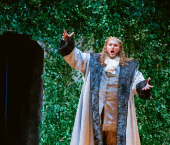 Tenor Matthew Sink as The Tenor/Bacchus in Merola Opera Program's "Ariadne auf Naxos," performing Thursday, July 30 and Saturday, August 1 at the San Francisco Conservatory of Music’s Caroline H. Hume Concert Hall.